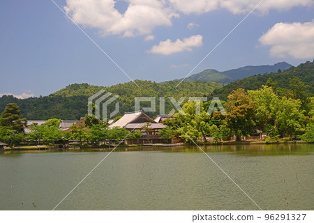 Kyoto Daikakuji Osawa pond scenery-6 96291327