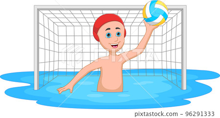 water polo goalie clipart flowers