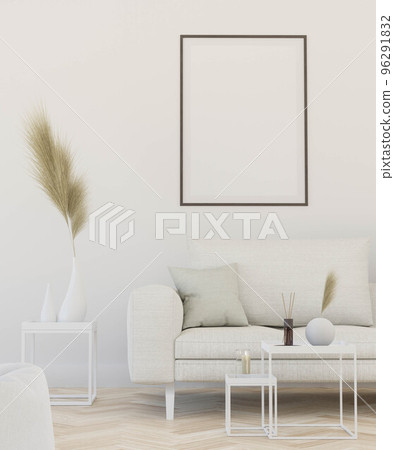 empty studio room loft apartment background... - Stock Illustration  [96291832] - PIXTA