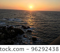 和歌山椿溫泉海邊日落 96292438