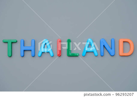 THAILAND letters and copy space THAILAND letters and copy space 96293207