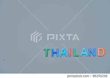 THAILAND letters and copy space THAILAND letters and copy space 96293208