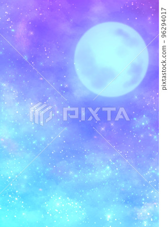 Moon and Starry Sky 96294017