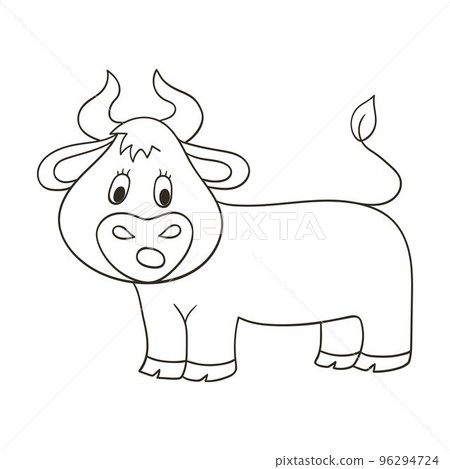 Coloring Illustration in hand drawn style. Children's drawings for your design Coloring Illustration in hand drawn style. Children's drawings for your design 96294724