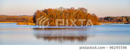 Zabakor - the largest pond in Bohemian Paradise. Protected Landscape Area. Czech Republic Zabakor - the largest pond in Bohemian Paradise. Protected Landscape Area. Czech Republic 96295596