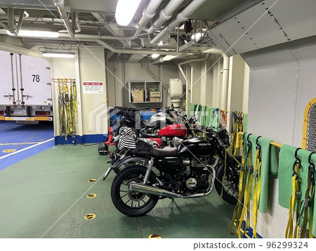 Sado Kisen ferry, motorcycle storage 96299324