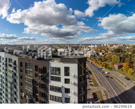 Modern buildings, aerial Kharkiv city, Ukraine Modern buildings, aerial Kharkiv city, Ukraine 96299619