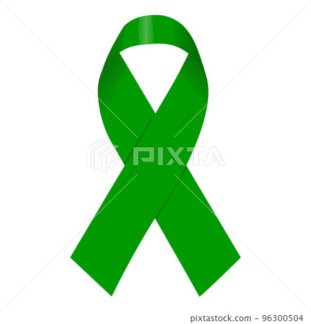 green ribbon. kidney cancer and other awareness 96300504