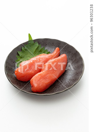 Cod roe white background 96301238
