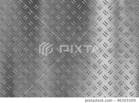 Metal plate with anti slip pattern 96303309