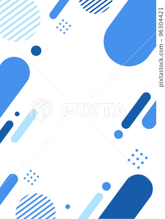 Blue blue geometric pattern background material Blue blue geometric pattern background material 96304421