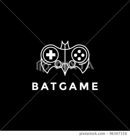 game pad with bats modern logo design vector 96307158