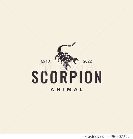 animal scorpion simple hipster vintage logo design vector animal scorpion simple hipster vintage logo design vector 96307292