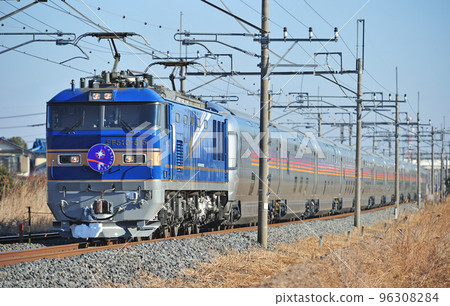 Tohoku Main Line Kurihashi - Higashi Washinomiya JR East EF510-515 (Tabata) + Series E26 (Ogu) Cassiopeia Tohoku Main Line Kurihashi - Higashi Washinomiya JR East EF510-515 (Tabata) + Series E26 (Ogu) Cassiopeia 96308284