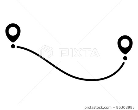 Pin map line. Navigation pointers. 96308993