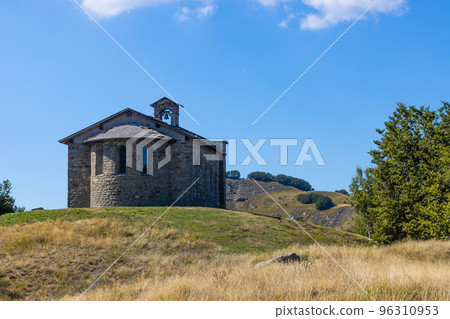Hills around the Church of the Madonna dell'Orsaro, Parma, Italy 96310953