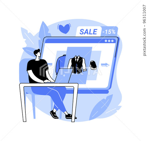 E-commerce platform isolated cartoon vector illustrations. 96311007