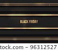 Black Background with Gold Stripes 96312527