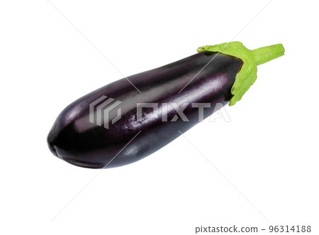 Eggplant or aubergine on white 96314188