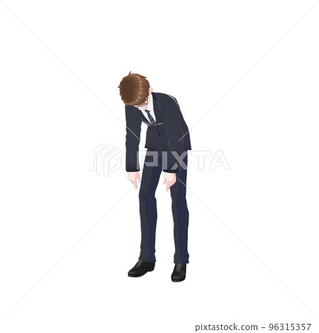 穿著西裝的商人 穿著西裝的商人 96315357