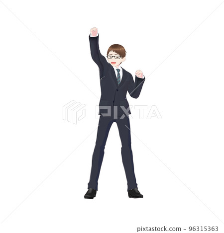 Businessman wearing a suit Businessman wearing a suit 96315363