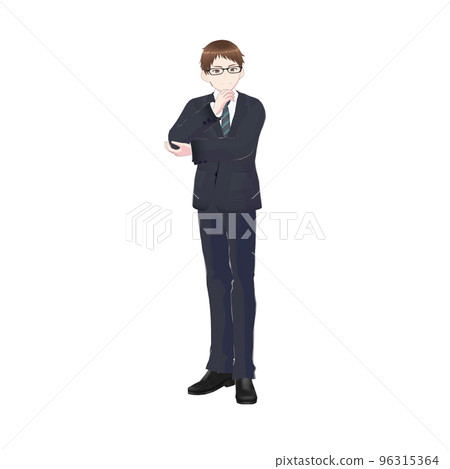 Businessman wearing a suit Businessman wearing a suit 96315364