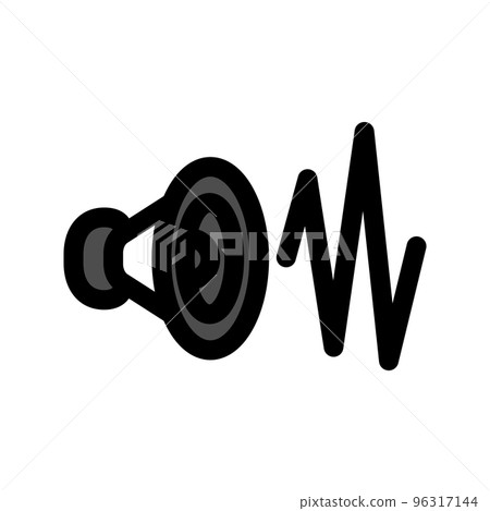 Illustration Vector Graphic of Loudspeaker Icon 96317144