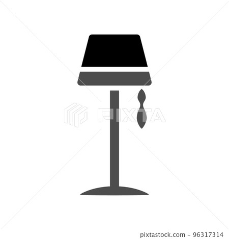 Illustration Vector Graphic of Stand Lamp Icon 96317314