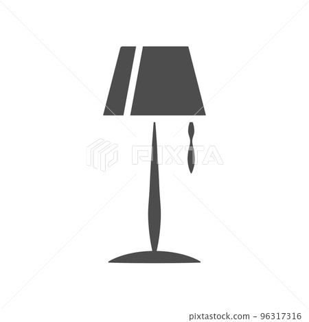 Illustration Vector Graphic of Stand Lamp Icon 96317316