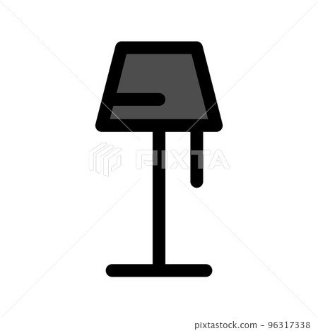 Illustration Vector Graphic of Stand Lamp Icon 96317338