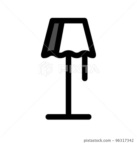 Illustration Vector Graphic of Stand Lamp Icon 96317342