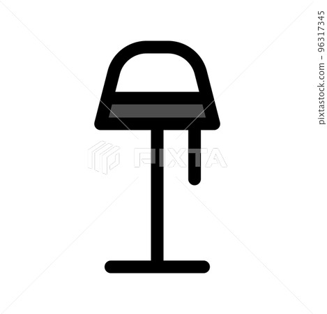 Illustration Vector Graphic of Stand Lamp Icon 96317345