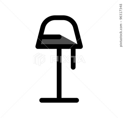 Illustration Vector Graphic of Stand Lamp Icon 96317348