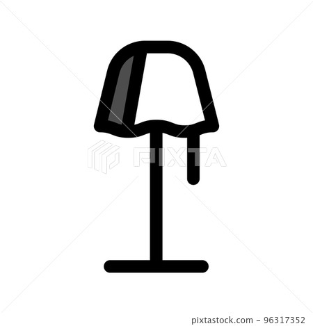Illustration Vector Graphic of Stand Lamp Icon 96317352