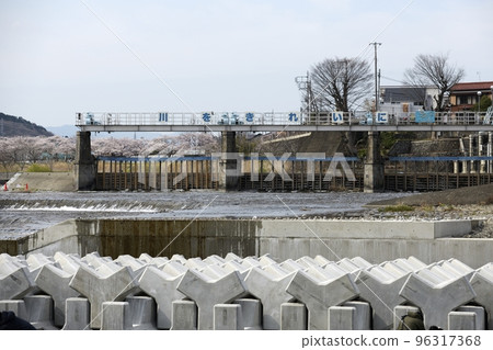 Tama River Hamura Intake Weir 96317368