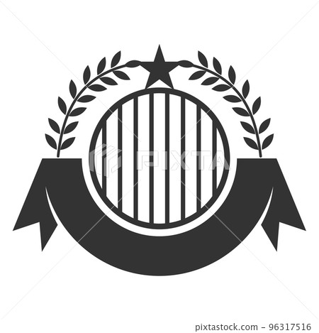 emblem blank template logo Icon Illustration Brand Identity 96317516