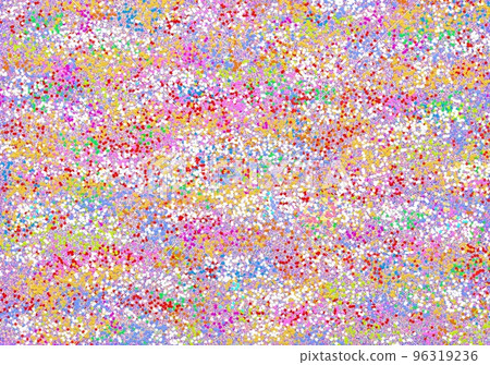 Background material with dense colorful dots and square pieces Background material with dense colorful dots and square pieces 96319236