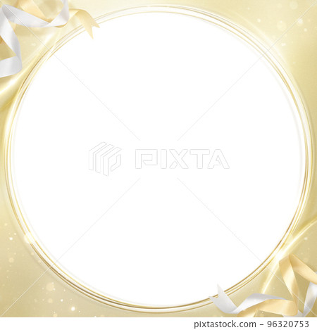 帶絲帶的金框材料 96320753