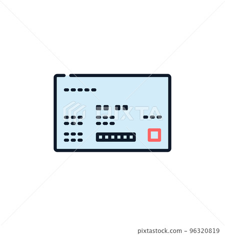 health insurance card simple icon health insurance card simple icon 96320819