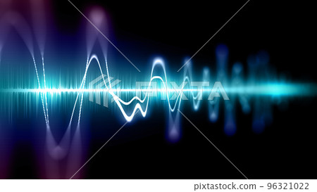 聲波。聲波的圖像。 聲波。聲波的圖像。 96321022