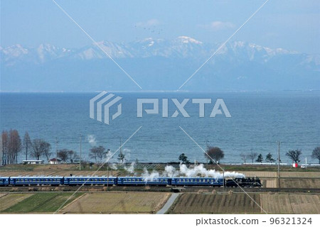 蒸汽機車北琵琶湖田村站出發 蒸汽機車北琵琶湖田村站出發 96321324