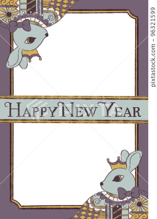 特朗普式兔子新年賀卡 96321599