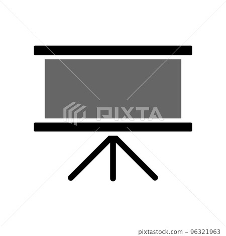 Illustration Vector Graphic of Presentation Board icon Illustration Vector Graphic of Presentation Board icon 96321963