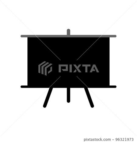 Illustration Vector Graphic of Presentation Board icon Illustration Vector Graphic of Presentation Board icon 96321973