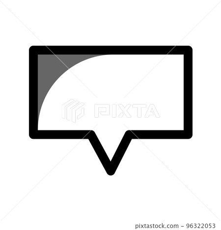 Illustration Vector Graphic of Bubble Speech icon Illustration Vector Graphic of Bubble Speech icon 96322053