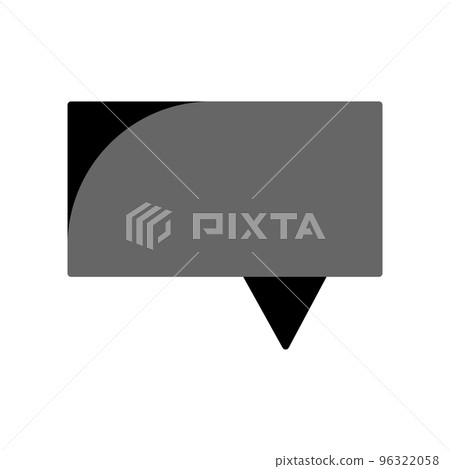 Illustration Vector Graphic of Bubble Speech icon 96322058