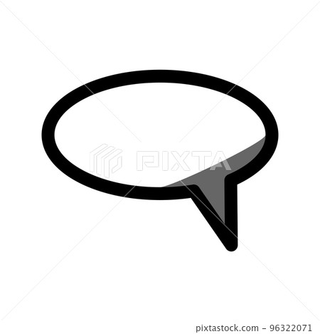 Illustration Vector Graphic of Bubble Speech icon Illustration Vector Graphic of Bubble Speech icon 96322071
