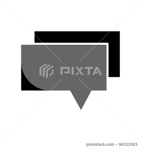Illustration Vector Graphic of Bubble Speech icon Illustration Vector Graphic of Bubble Speech icon 96322085