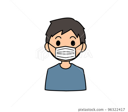 man wearing a mask 96322417
