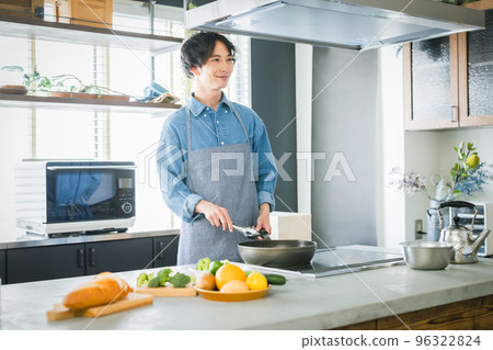 男性烹飪生活方式 96322824